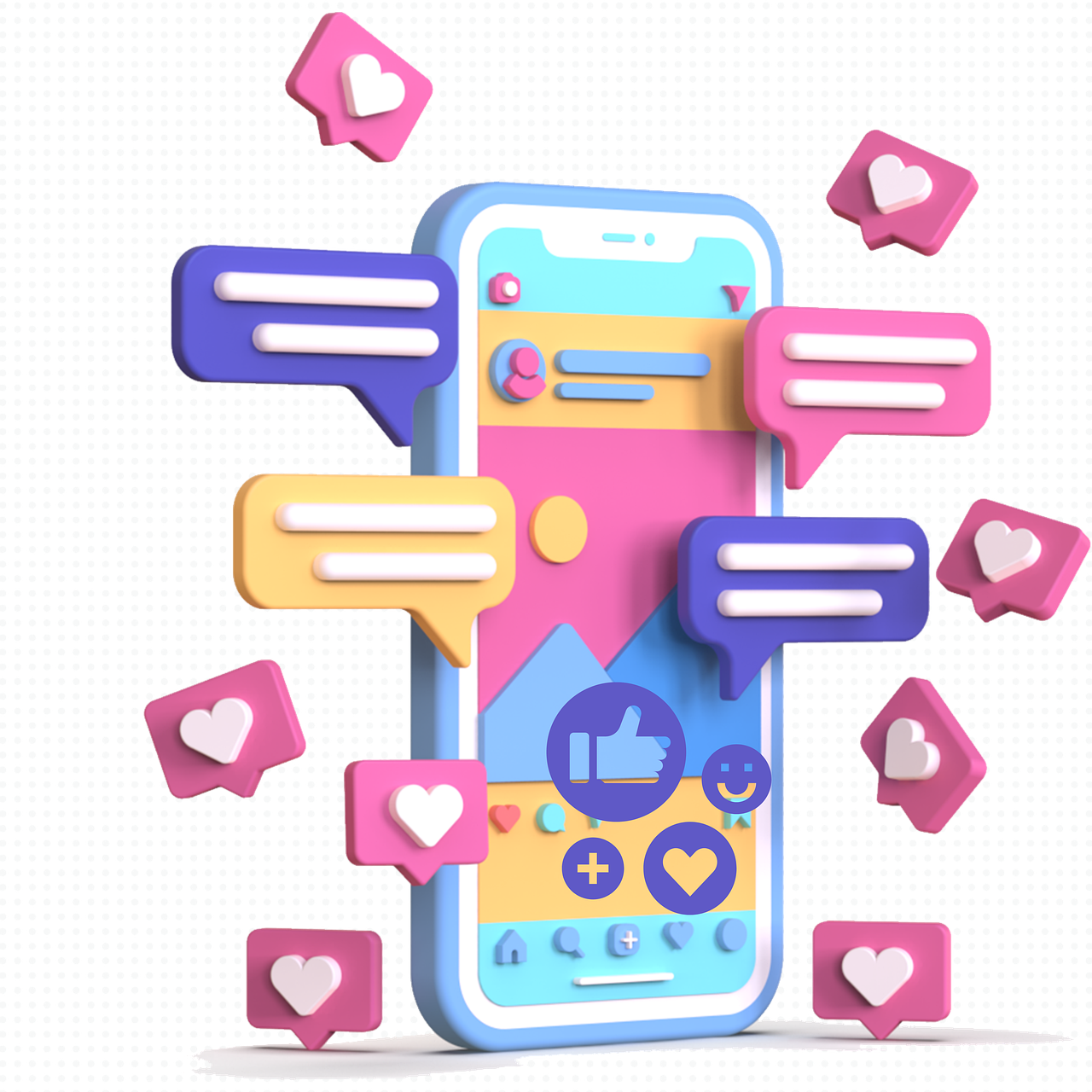 internet, smartphone, social media, technology, office, digital, tiktok, web, cutout